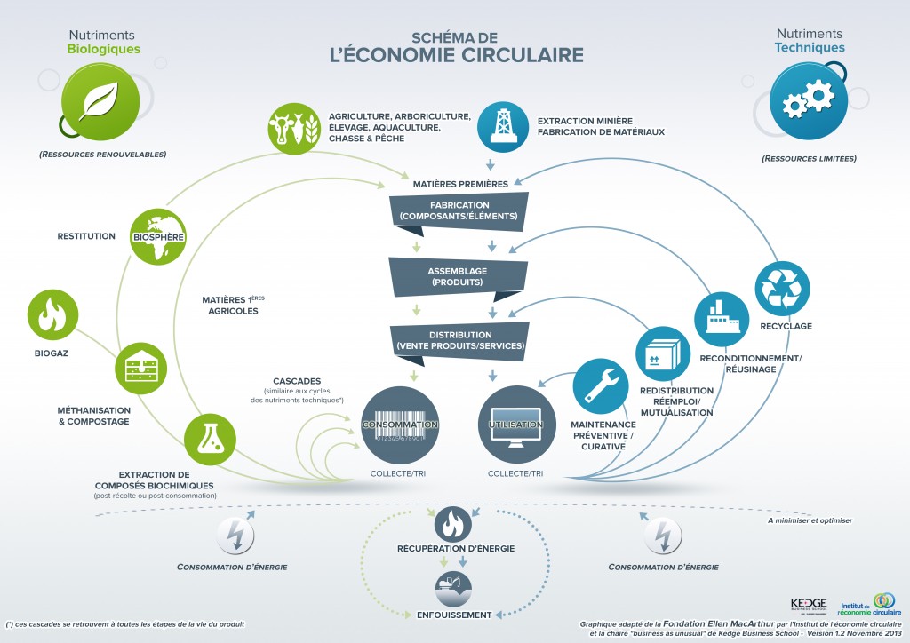 SyndEclairage schema economie circulaire 