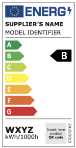 illustration - étiquette de classe énergétique