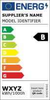 illustration - étiquette de classe énergétique