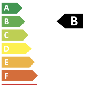 illustration - étiquette de classe énergétique