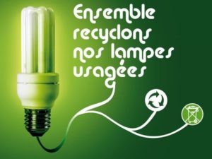 Ensemble recyclons nos lampes usagées